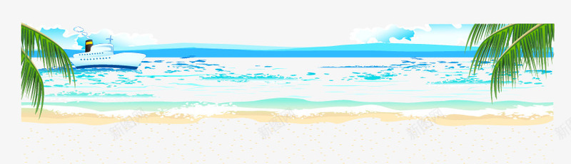 夏日元素海滩沙滩png免抠素材_新图网 https://ixintu.com 夏日 沙滩 海元素 海滩