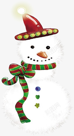 创意手绘卡通造型雪人png免抠素材_新图网 https://ixintu.com 创意 卡通 造型 雪人