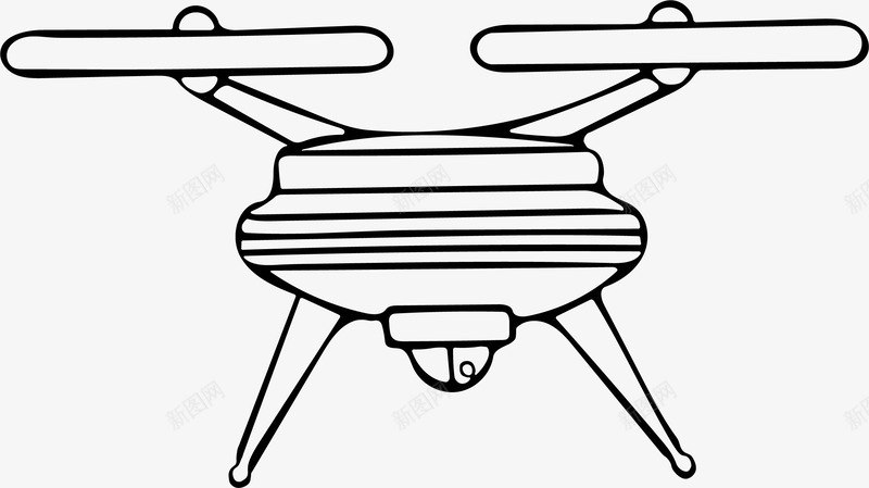 手绘的无人飞机效果图图标png_新图网 https://ixintu.com 卡通手绘 无人飞机 玩具 直升机 装饰图 飞机模型