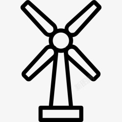 风力能源Eolic能源图标高清图片