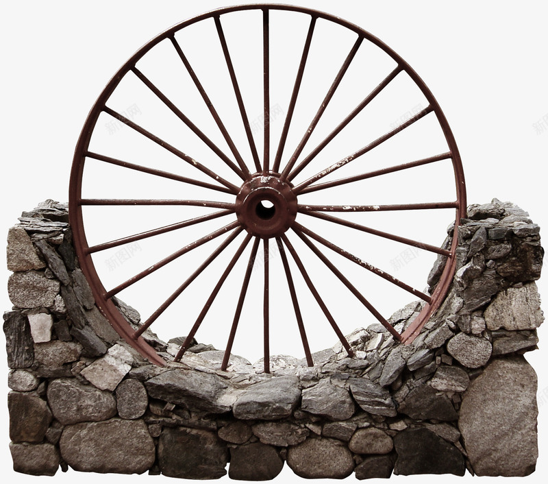 古代车轮展示png免抠素材_新图网 https://ixintu.com 古代车轮 展示台 车轮 轮毂 铁轮