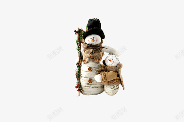 娃娃雪人png免抠素材_新图网 https://ixintu.com 圣诞 娃娃 装饰 雪人