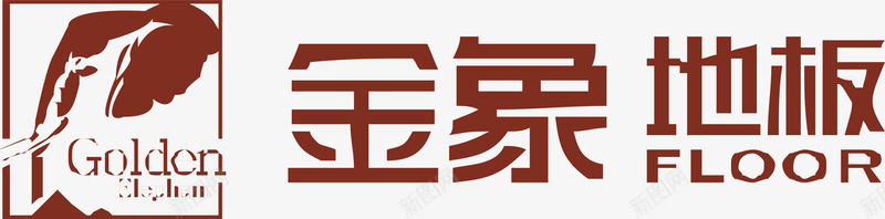金象地板logo矢量图图标ai_新图网 https://ixintu.com logo 企业LOGO标志矢量 企业logo 企业商标 图标 标志 标识 金象地板 矢量图