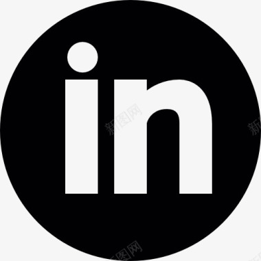 LinkedIn按钮图标图标