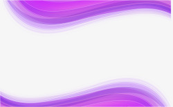 紫色波浪边框素材