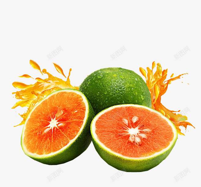 绿橙png免抠素材_新图网 https://ixintu.com 切开的橙子 新鲜橙子 果汁 柠檬橙子 橙子 橙子切面 橙子水果 橙子特写 水果 水果橙子 甜品 红心 美味橙子 美食 赣南脐橙 高清橙子