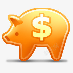 小猪银行美元猪accountingcleanicons图标图标