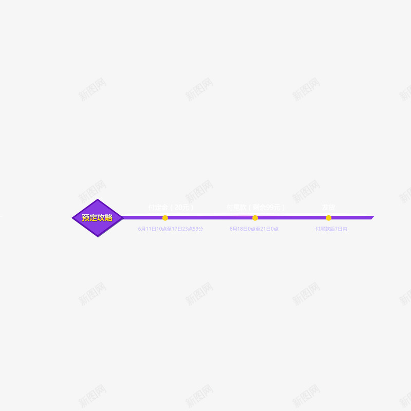 紫色线条预定攻略信息png免抠素材_新图网 https://ixintu.com 信息展示元素 紫色 线条 边框 预定攻略信息