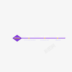 紫色线条预定攻略信息素材