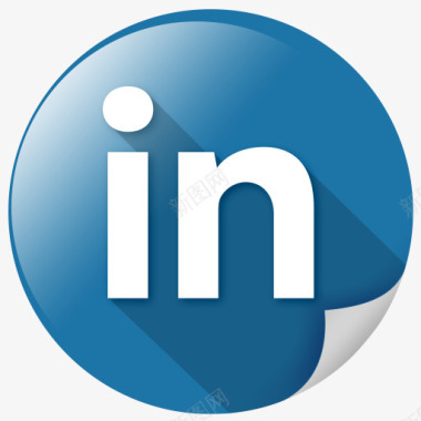 通信连接互联网LinkedIn图标图标