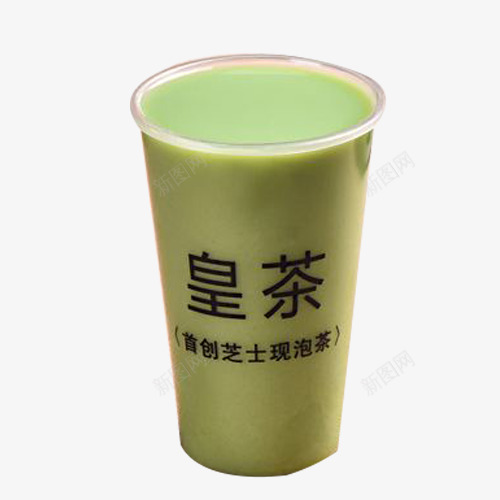 绿色皇茶png免抠素材_新图网 https://ixintu.com 品牌 皇茶 绿色 绿茶 饮料