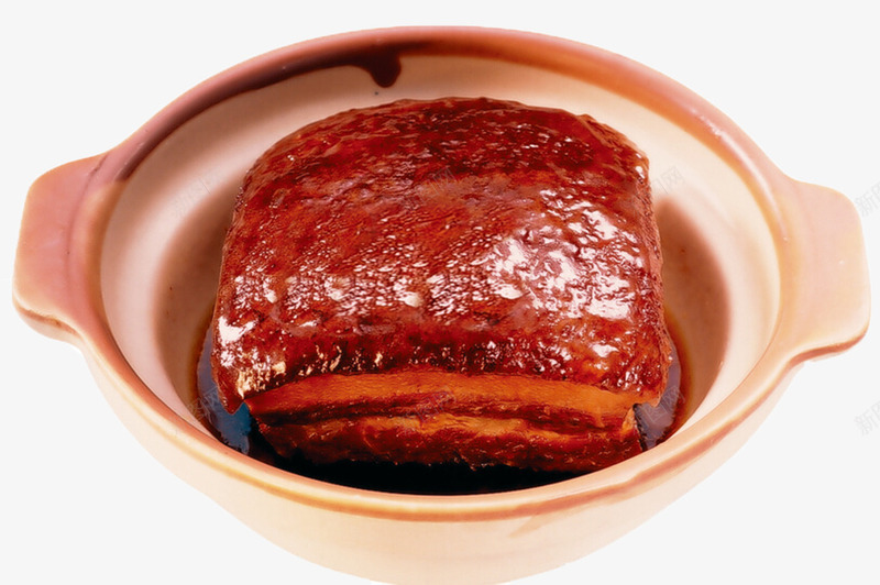 砂锅上的东坡肉png免抠素材_新图网 https://ixintu.com 东坡肉 特色东坡肉 猪肉 美食