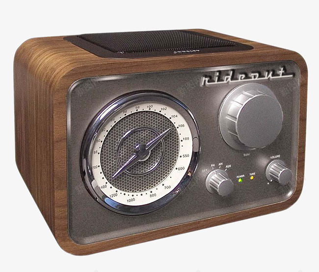 老式收音机png免抠素材_新图网 https://ixintu.com png图片 古董 木质 老收音机 装饰
