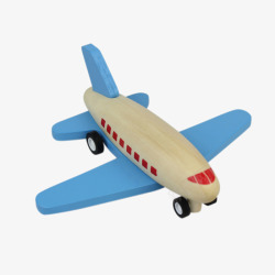 飞机玩具蓝色玩具车高清图片