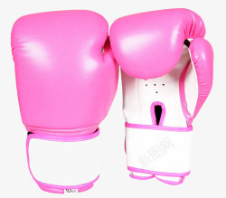 皮手套素材跆拳道班女生专用拳击手套高清图片