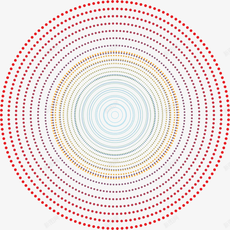 红色斑点发散式圆环png免抠素材_新图网 https://ixintu.com 不规则几何圆环 发散圆环 圆环 斑点圆环 矢量圆环 红色 红色形体