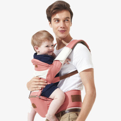 抱婴背带四季款多功能透气双肩高清图片