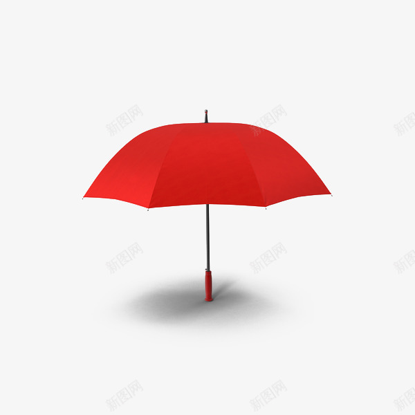打开一把红雨伞png免抠素材_新图网 https://ixintu.com 一把 打开 红 雨伞