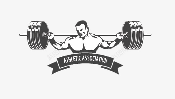 举重的男人图标png_新图网 https://ixintu.com logo设计 健美 健身 卡通人物 卡通插画 哑铃 标志设计 漫画 男人 运动