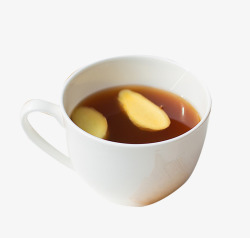开胃暖身大块生姜姜茶高清图片