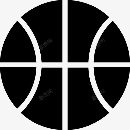 篮球运动对象的黑色象征图标png_新图网 https://ixintu.com 对象 山楂运动填补 球 篮球 运动 运动球 黑