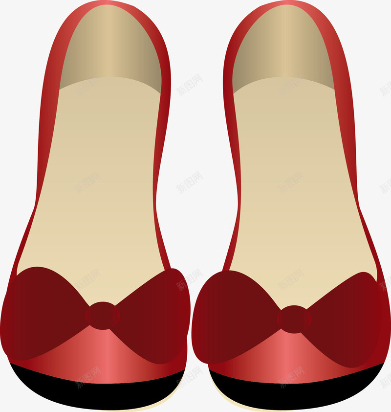 红色卡通鞋子矢量图eps免抠素材_新图网 https://ixintu.com 卡通鞋 女士鞋子 女鞋 矢量鞋子 鞋 鞋子 鞋子设计图 矢量图