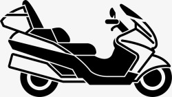 女士摩托车摩托车女士摩托车小型矢量图图标高清图片