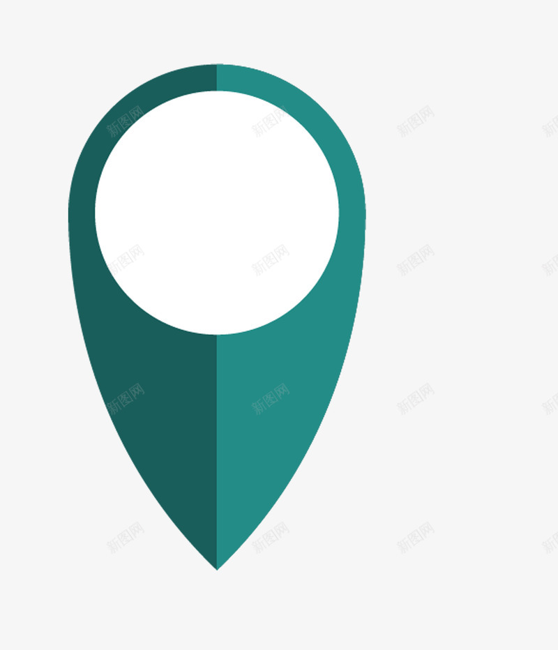 地图显示标志png免抠素材_新图网 https://ixintu.com 标志 立体 绿色 装饰