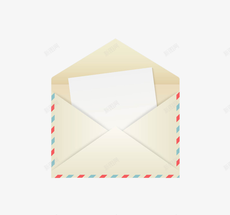 打开的信件png免抠素材_新图网 https://ixintu.com 信件 信封 信纸 打开的