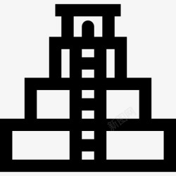 特奥蒂瓦坎Teotihuacan图标高清图片