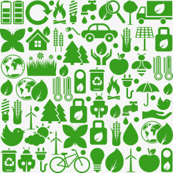 绿色环保图标生态环境标图标高清图片