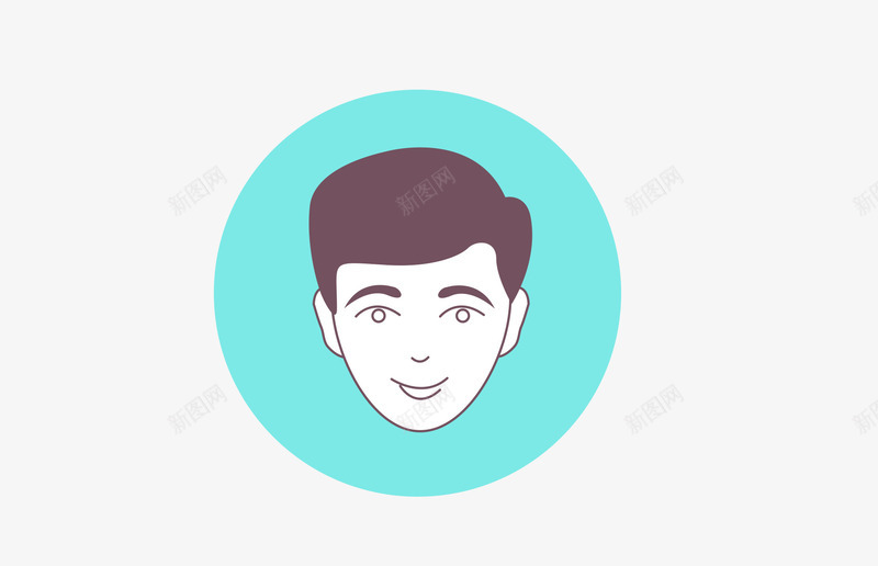 卡通男人头像psd免抠素材_新图网 https://ixintu.com 卡通 头像