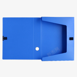 蓝色文件盒展开的文件盒高清图片