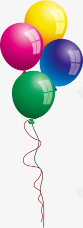手绘双12海报气球png免抠素材_新图网 https://ixintu.com 12 气球 海报
