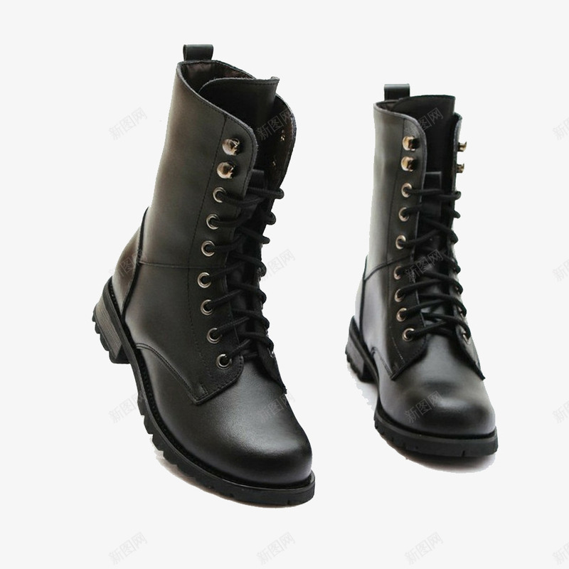 黑色马丁靴png免抠素材_新图网 https://ixintu.com 产品实物 冬季 女士 黑色
