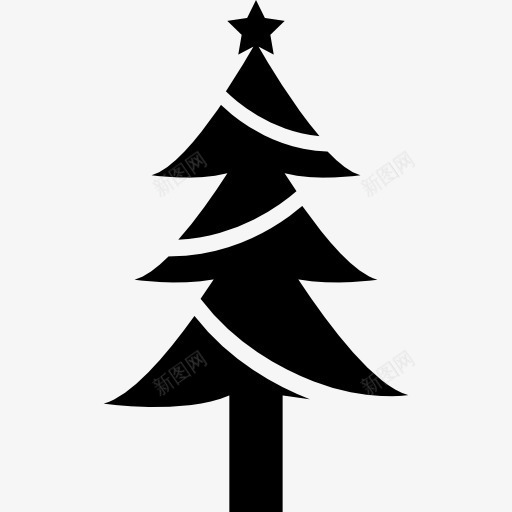 圣诞树图标png_新图网 https://ixintu.com 云杉 冷杉 圣诞节装饰 性质 松树 装饰树