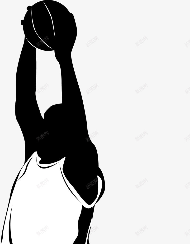 黑色扁平篮球运动员图标png_新图网 https://ixintu.com NBA 体育 打篮球 球类运动 球赛 竞技 篮球运动员 锻炼