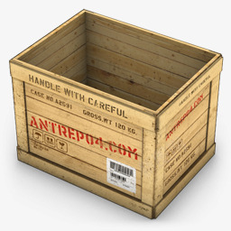 木容器打开Containericon图标png_新图网 https://ixintu.com Container Opened Wood 容器 打开 木