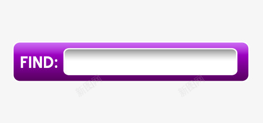 紫色搜索对话点击框架png免抠素材_新图网 https://ixintu.com 寻找框 搜索框 查询框 框架 点击框