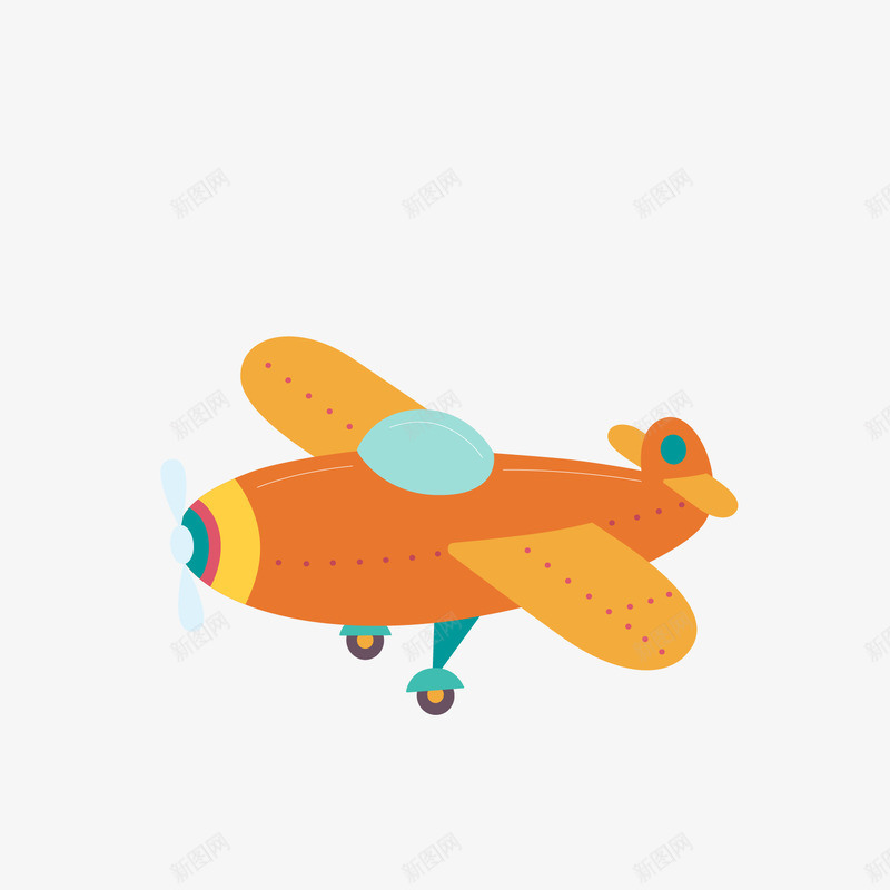 卡通扁平化飞机模型矢量图eps免抠素材_新图网 https://ixintu.com 卡通橙色飞机 扁平化飞机 橙色飞机 矢量图 矢量橙色飞机 飞机动画 飞机模型 飞机玩具模型