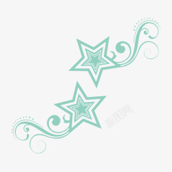 漂浮的星星素材