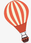 热气球png免抠素材_新图网 https://ixintu.com 旅游 热气球漂浮物 红色热气球 观光旅游 飞行器