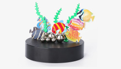 创意堆积的圣诞节礼物减压玩具磁力雕塑品高清图片