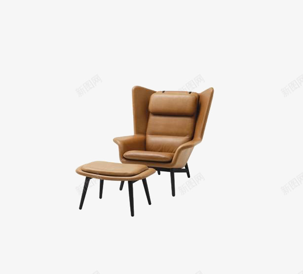 椅子靠垫png免抠素材_新图网 https://ixintu.com 北欧风情 单人 垫脚 沙发 软包