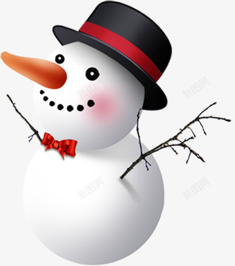 雪人卡通装饰圣诞节日png免抠素材_新图网 https://ixintu.com 卡通 圣诞 节日 装饰 雪人