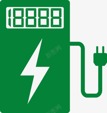 绿色电箱图标图标