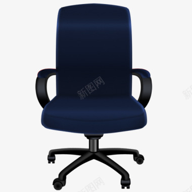 蓝色的办公室椅子Officechairsicons图标图标