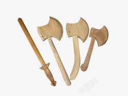 木质剑斧素材