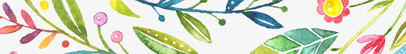 手绘卡通水彩花朵背景png免抠素材_新图网 https://ixintu.com 中国风花纹花边 柔和美丽装饰花边 海报设计花边元素 透明花卉设计