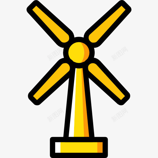 Eolic能源图标png_新图网 https://ixintu.com 产业 生态 磨 科技 风力能源 风车
